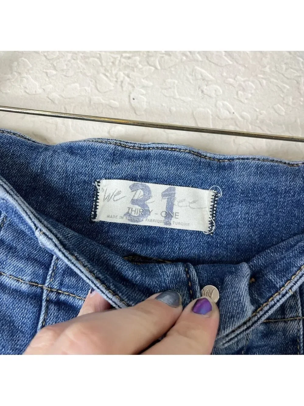 Free People Jayde Flare Stretch Jeans in Sunburst Blue
